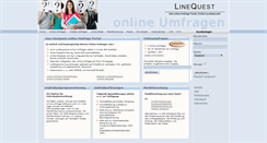 Desktop Screenshot of linequest.de